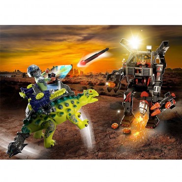 Dinos Rise Saichania: Defensa del luchador - Playmobil 70626 FOTO