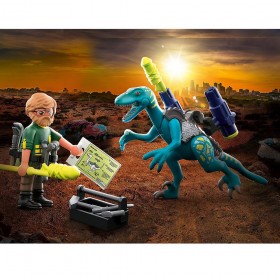 Dino Rise Tío Rob: Armamento para la batalla - Playmobil 70629 FOTO