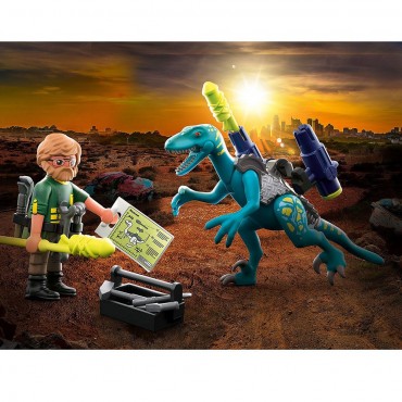 Dino Rise Tío Rob: Armamento para la batalla - Playmobil 70629 FOTO